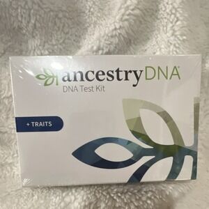 AncestryDNA Home DNA Test Kit, Traits Analysis, Saliva, White Blue Green